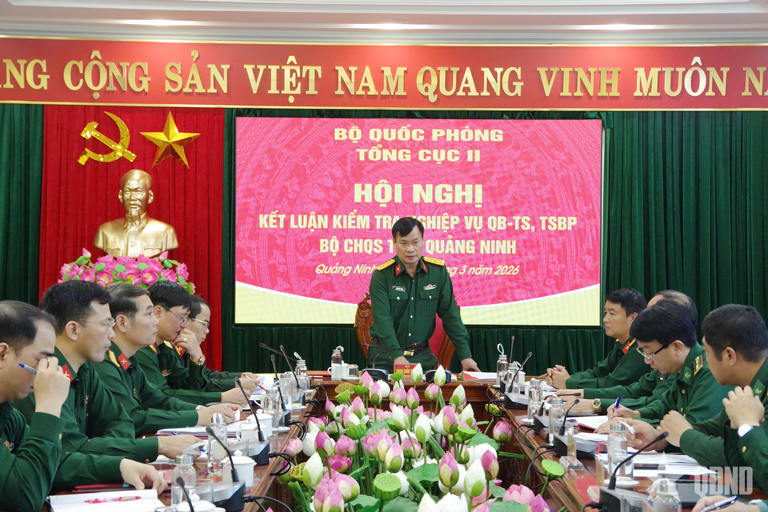 Tổng cục II kiểm tra công tác quân báo, trinh sát tại Bộ CHQS tỉnh Quảng Ninh

